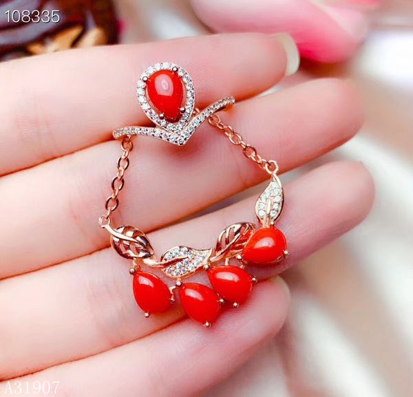 kjjeaxcmy fine jewelry 925 sterling silver inlaid natural red coral female ring pendant necklace set support detection, Black
kjjeaxcmy fine jewelry 925 sterling silver inlaid natural red coral female ring pendant necklace set support detection, Black