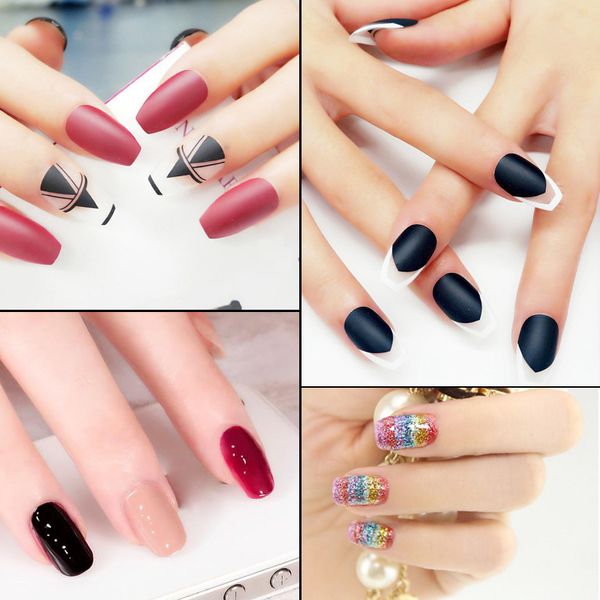 100/500pcs long ballerina coffin shape full cover false fake nails art tip diy sj66, Red;gold
100/500pcs long ballerina coffin shape full cover false fake nails art tip diy sj66, Red;gold
