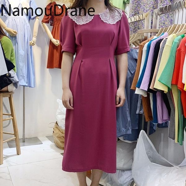 south korea dongdaemun 2020 new waist hugging slim-fit stitching lace temperament fashion midi dress female summer, Black;gray
south korea dongdaemun 2020 new waist hugging slim-fit stitching lace temperament fashion midi dress female summer, Black;gray