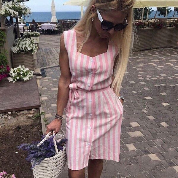 sleeveless slim square collar dress women summer dresses women striped print casual pockets mini pencil dress 2019 vestidos, Black;gray
sleeveless slim square collar dress women summer dresses women striped print casual pockets mini pencil dress 2019 vestidos, Black;gray