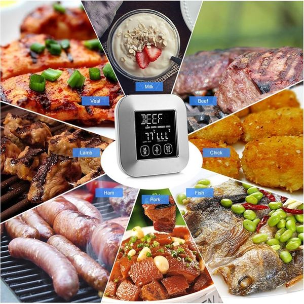 new 2 stainless steel probe digital meat thermometer wireless barbecue diy food cooking thermometer barbecue thermometer tempe household the
new 2 stainless steel probe digital meat thermometer wireless barbecue diy food cooking thermometer barbecue thermometer tempe household the
