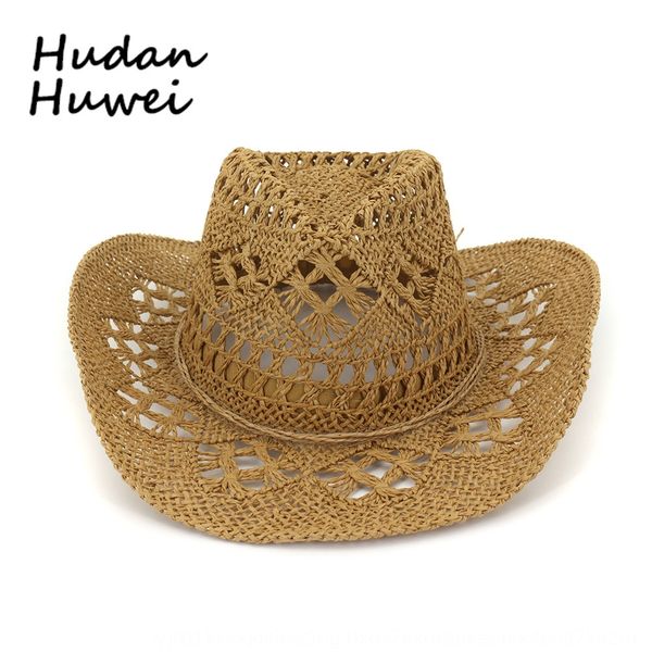 summer outdoor men and women couple cowboy sunscreen tourism sunscreen western cowboy hat handmade woven straw hat, Blue;gray
summer outdoor men and women couple cowboy sunscreen tourism sunscreen western cowboy hat handmade woven straw hat, Blue;gray