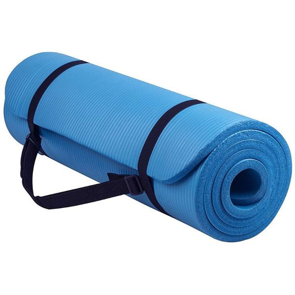 1pc yoga mat extra thick 1cm pilates fitness cushion non slip exercise pad high density yoga supplies indoor with strap
1pc yoga mat extra thick 1cm pilates fitness cushion non slip exercise pad high density yoga supplies indoor with strap
