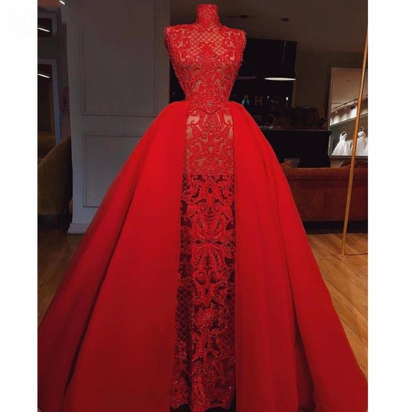 red grid lace over skirt evening gown 2019 new arrival high neck sleeveless see through lining formal party gowns evening dress, Black;red
red grid lace over skirt evening gown 2019 new arrival high neck sleeveless see through lining formal party gowns evening dress, Black;red