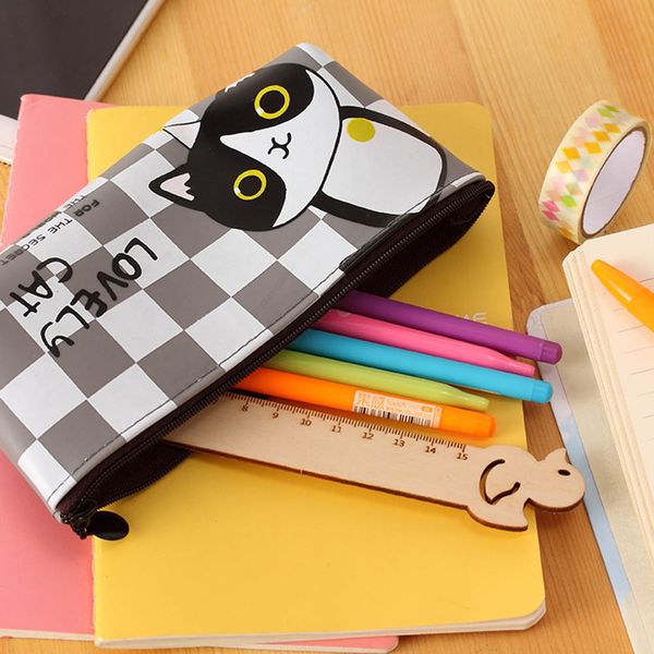 new cartoon lovely cat pencil bag escolor papelaria waterproof pencil case stationery material school supplies
new cartoon lovely cat pencil bag escolor papelaria waterproof pencil case stationery material school supplies