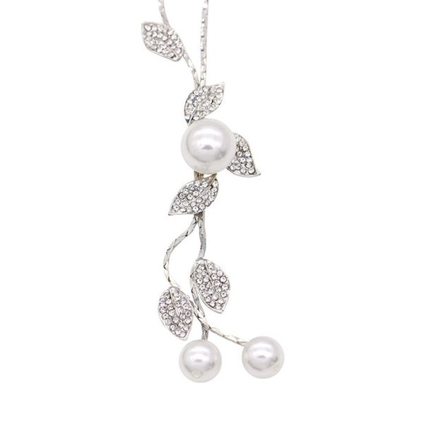 2018 charm flower with leaves pendant long necklace women jewelry silver colot sweater chain necklace valentines day gift
2018 charm flower with leaves pendant long necklace women jewelry silver colot sweater chain necklace valentines day gift