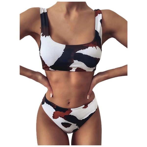 bikinis set two piece swimsuit off shoulder cow print bikini high waist filled bra swimwear beachwear
bikinis set two piece swimsuit off shoulder cow print bikini high waist filled bra swimwear beachwear