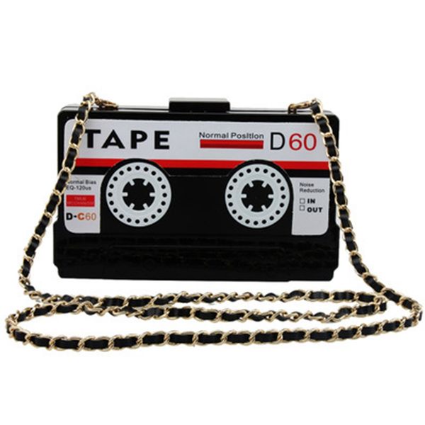 unique personality retro radio shape bag ladies handbag chain shoulder bag messenger acrylic tape type dinner clutch
unique personality retro radio shape bag ladies handbag chain shoulder bag messenger acrylic tape type dinner clutch