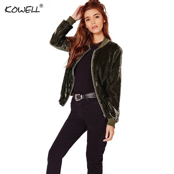 silk velvet cardigan causal european fashion army green jackets autumn long sleeve standing collar zipper feminino coats outwear, Black;brown
silk velvet cardigan causal european fashion army green jackets autumn long sleeve standing collar zipper feminino coats outwear, Black;brown