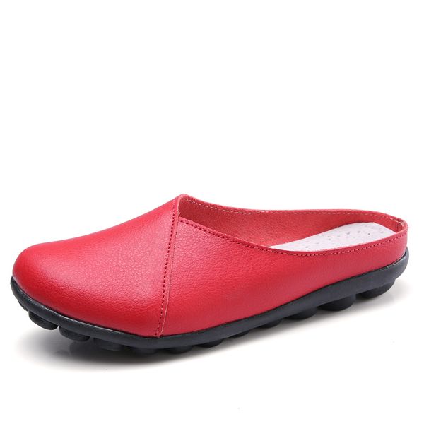 genuine leather sandals flat slides half slipper indoor mules women stripper shoes fashion summer plus size concise elegant, Black
genuine leather sandals flat slides half slipper indoor mules women stripper shoes fashion summer plus size concise elegant, Black