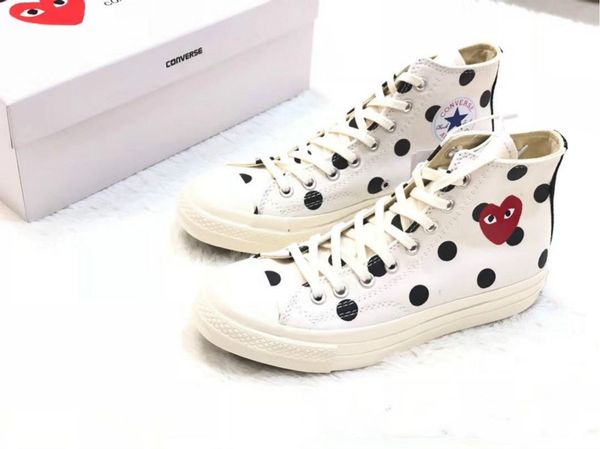 02 2019 new play all stars shoe 1970s cdg canvas jointly big with eyes hearts brand beige black designer casual running skateboard sneakers, Black;red
02 2019 new play all stars shoe 1970s cdg canvas jointly big with eyes hearts brand beige black designer casual running skateboard sneakers, Black;red
