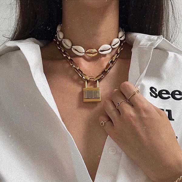 new trendy hawaiian style multiple white shell chokers necklaces for women fashion metal adjustable necklace holiday jewelry, Golden;silver
new trendy hawaiian style multiple white shell chokers necklaces for women fashion metal adjustable necklace holiday jewelry, Golden;silver