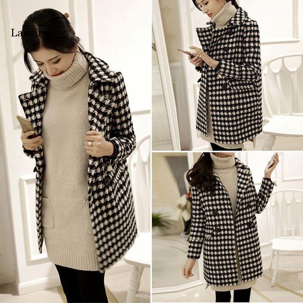 autumn and winter new style double breasted mid-length thousands of birds duffle coat korean-style lanxirui woolen jacket xxxxl, Black
autumn and winter new style double breasted mid-length thousands of birds duffle coat korean-style lanxirui woolen jacket xxxxl, Black