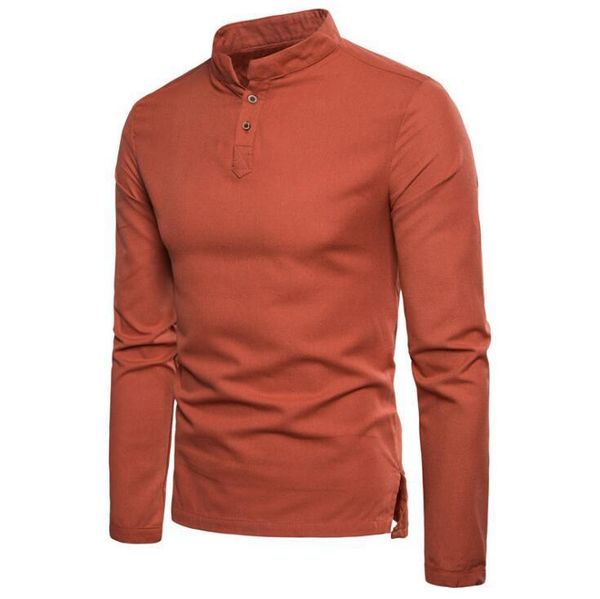 футболка с длинным рукавом тонкий льняной хлопок рубашки мужчины мода тенденция футболки кнопка тройники плюс размер топы для мужчин, White;black
футболка с длинным рукавом тонкий льняной хлопок рубашки мужчины мода тенденция футболки кнопка тройники плюс размер топы для мужчин, White;black