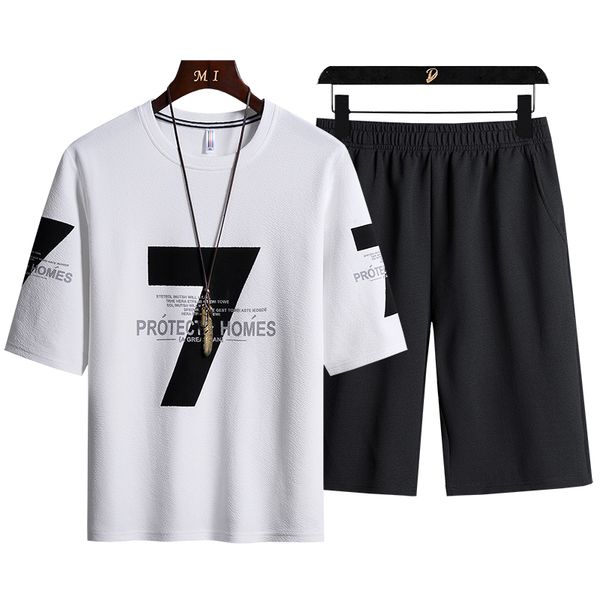 summer men set sportswear fashion 2020 mens clothing black white t shirts shorts casual tracksuits male track suit plus size 4xl, Gray
summer men set sportswear fashion 2020 mens clothing black white t shirts shorts casual tracksuits male track suit plus size 4xl, Gray