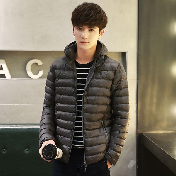 2016 winter new style korean-style-style fashion man youth slim fit hooded solid color thick down jacket cotton-padded clothes, Black
2016 winter new style korean-style-style fashion man youth slim fit hooded solid color thick down jacket cotton-padded clothes, Black