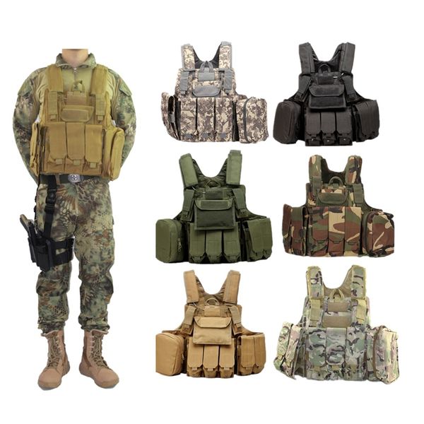 tactical men's vest hunting vest battle molle waistcoat outdoor combat assault plate carrier protection, Camo;black
tactical men's vest hunting vest battle molle waistcoat outdoor combat assault plate carrier protection, Camo;black