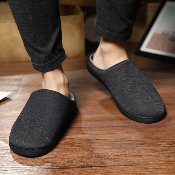 coslony mens home slippers winter warm shoes with fur flat casual shoe men footwear non-slip slipper comfort plus size 47, Black
coslony mens home slippers winter warm shoes with fur flat casual shoe men footwear non-slip slipper comfort plus size 47, Black