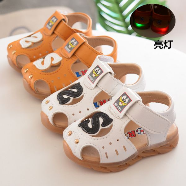 new summer newborn baby boys girls breathable led lighting shoes anti-slip soft sole sandals, Black;red
new summer newborn baby boys girls breathable led lighting shoes anti-slip soft sole sandals, Black;red