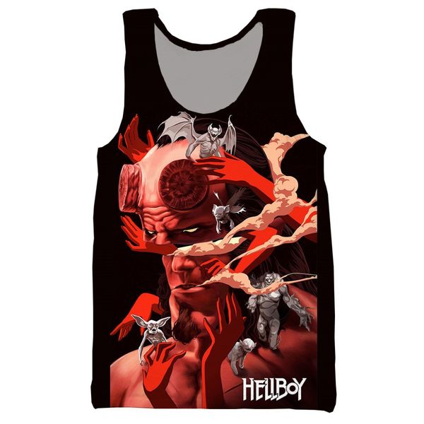 cool movie hellboy 3d printed tank for men fashion cool summer tank work out men women halter, White;black
cool movie hellboy 3d printed tank for men fashion cool summer tank work out men women halter, White;black