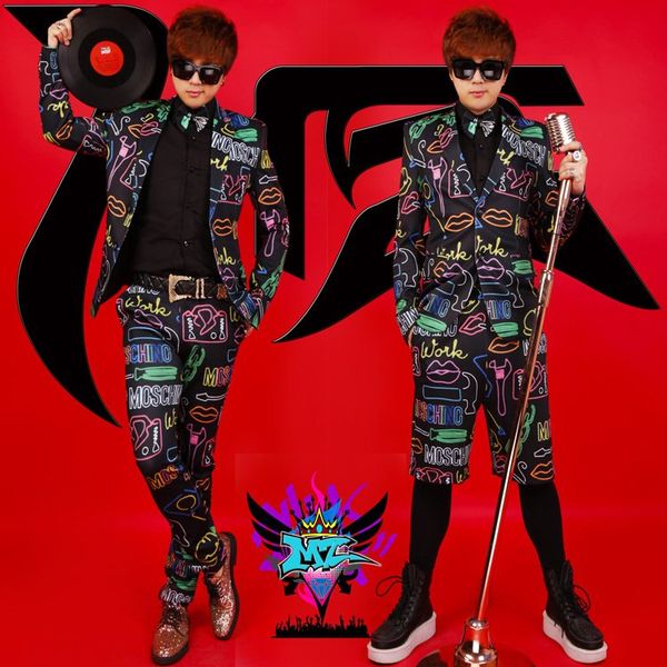 S-6XL!!Nightclub male singer performance costumes hip hop man suit bar host stage fashion, White;black
S-6XL!!Nightclub male singer performance costumes hip hop man suit bar host stage fashion, White;black