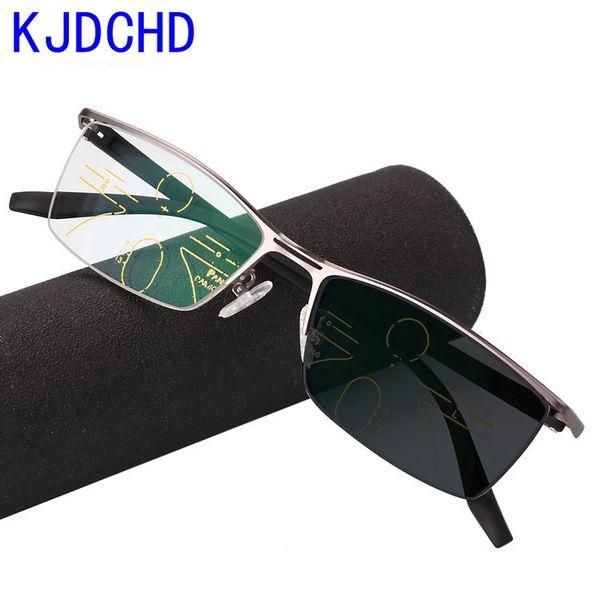 2020 new titanium alloy progressive multifocal pchromic reader near and far bifocal men's women reading glasses, White;black
2020 new titanium alloy progressive multifocal pchromic reader near and far bifocal men's women reading glasses, White;black