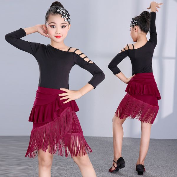 2colors latin dance dress kids dresses for girls cha cha rumba samba jive vestidos dance costume ballrom dancing, Black;red
2colors latin dance dress kids dresses for girls cha cha rumba samba jive vestidos dance costume ballrom dancing, Black;red