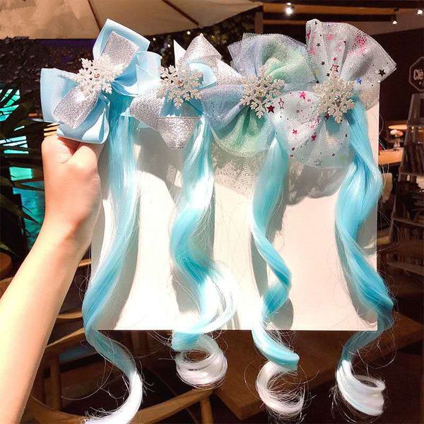 unicorn hair bows for girls sequin net yarn hair clips with long wig hairgrips princess party kids accessories headband, Slivery;white
unicorn hair bows for girls sequin net yarn hair clips with long wig hairgrips princess party kids accessories headband, Slivery;white