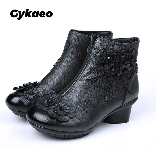 gykeo national style women boots autumn winter floral genuine leather women shoes soft bottom anti skid large size mother boots, Black
gykeo national style women boots autumn winter floral genuine leather women shoes soft bottom anti skid large size mother boots, Black