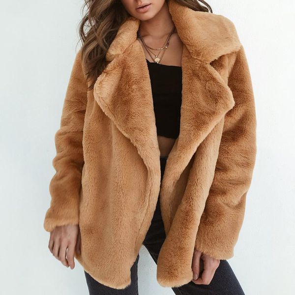 2019 fashion women winter coat keep warm outerwear loose big collar fur coat jaqueta de couro dropship #0716, Black
2019 fashion women winter coat keep warm outerwear loose big collar fur coat jaqueta de couro dropship #0716, Black