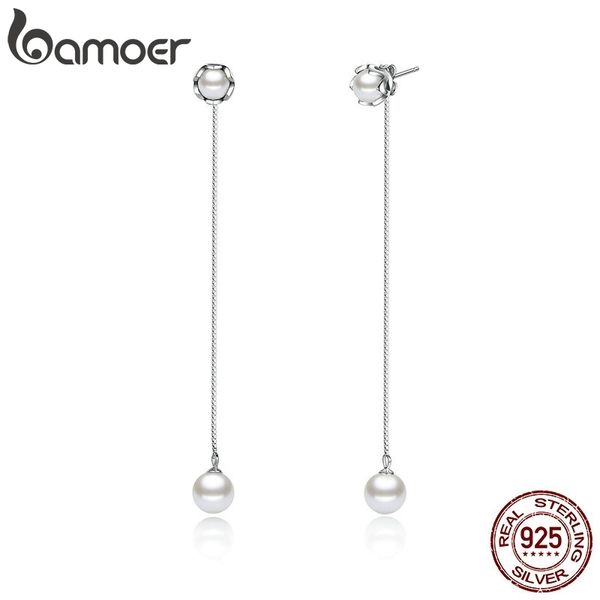bamoer classic 100% стерлингового серебра 925 пробы серьги с жемчугом push-back длинные серьги падения для женщин жемчужные украшения sce008, Golden
bamoer classic 100% стерлингового серебра 925 пробы серьги с жемчугом push-back длинные серьги падения для женщин жемчужные украшения sce008, Golden