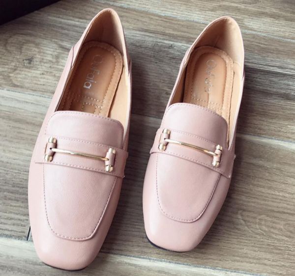 2019 women's shoes in spring and autumn with new style flat bottom square head @01, Black
2019 women's shoes in spring and autumn with new style flat bottom square head @01, Black