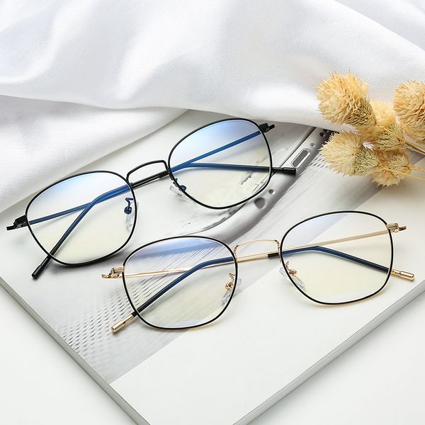 women men glasses anti blue ray protection blocking blue light metal glasses square fashion anti fatigue computer gaming goggles, White;black
women men glasses anti blue ray protection blocking blue light metal glasses square fashion anti fatigue computer gaming goggles, White;black