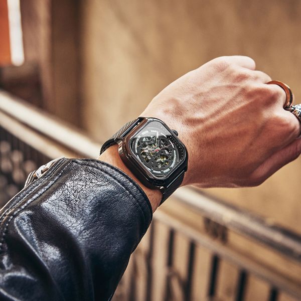 nesun square fashion watch men automatic hollow mechanical wristwatch luminous stainless steel watches male clock montre homme, Slivery;brown
nesun square fashion watch men automatic hollow mechanical wristwatch luminous stainless steel watches male clock montre homme, Slivery;brown