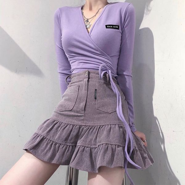 fashion elegant 2020 women casual fashion v-neck solid color cardigan long sleeve t-shirt slim fit navel thin long sleeve, White
fashion elegant 2020 women casual fashion v-neck solid color cardigan long sleeve t-shirt slim fit navel thin long sleeve, White