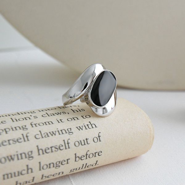 100% 925 sterling silver rings for women 2019 geometric black epoxy wide ring silver big ring party anillos plata 925 para mujer, Golden;silver
100% 925 sterling silver rings for women 2019 geometric black epoxy wide ring silver big ring party anillos plata 925 para mujer, Golden;silver