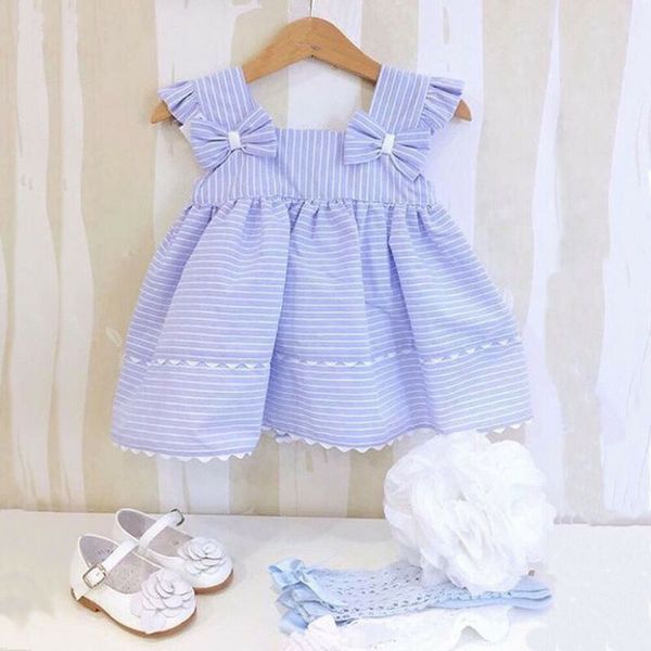 stylish newborn toddler baby girls kids dresses blue striped sleeveless casual sweet bowknot sundress summer party tutu dress, Red;yellow
stylish newborn toddler baby girls kids dresses blue striped sleeveless casual sweet bowknot sundress summer party tutu dress, Red;yellow