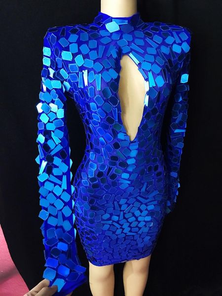 bright blue mirrors short dress birthday celebrate bar dance outfit wear prom evening ds women dancer hollow dress, Black;red
bright blue mirrors short dress birthday celebrate bar dance outfit wear prom evening ds women dancer hollow dress, Black;red