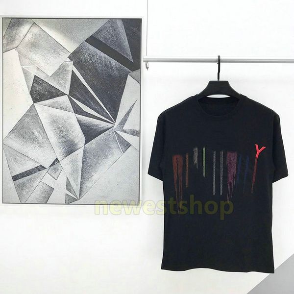 20ss new summer luxury europe color embroidery letter print t shirt fashion mens designer t shirts men womens clothes casual cotton tee, White;black
20ss new summer luxury europe color embroidery letter print t shirt fashion mens designer t shirts men womens clothes casual cotton tee, White;black