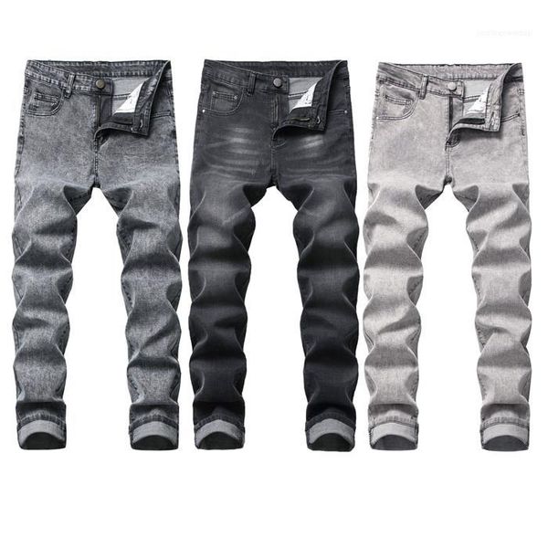 four seasons waist fashion casual trousers mens stretch jeans designer slim pants, Blue
four seasons waist fashion casual trousers mens stretch jeans designer slim pants, Blue