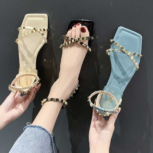 2020 summer studded sandals all-match open toe sale of women's shoes buckle strap suit female beige ladies peep flat lady low, Black
2020 summer studded sandals all-match open toe sale of women's shoes buckle strap suit female beige ladies peep flat lady low, Black