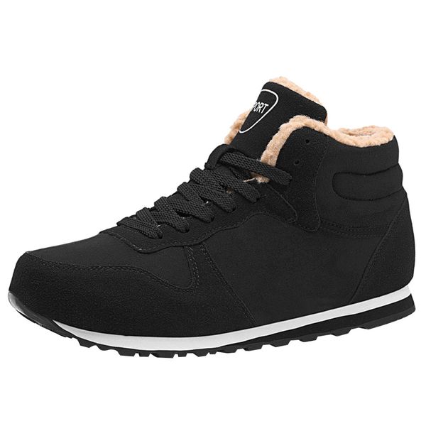 2019 men winter snow boots keep warm sneakers plush ankle boot snow work shoes outdoor lovers boots #g3, Black
2019 men winter snow boots keep warm sneakers plush ankle boot snow work shoes outdoor lovers boots #g3, Black