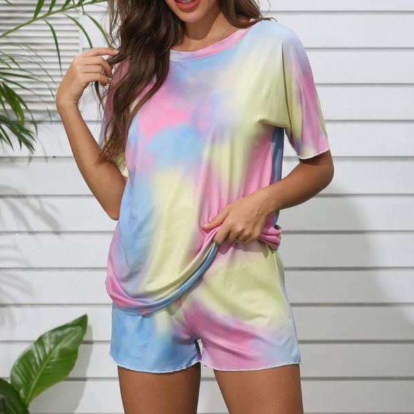 women's pants women's shorts tie-dye gradient color leisure suit home set short sleeve shorts bikes 2020, White
women's pants women's shorts tie-dye gradient color leisure suit home set short sleeve shorts bikes 2020, White