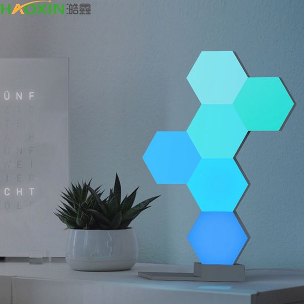 haoxin diy красочные квантовой светильники творческий геометрии сборки умный голосовое приложение управления модульный сенсорный светодиодны
haoxin diy красочные квантовой светильники творческий геометрии сборки умный голосовое приложение управления модульный сенсорный светодиодны