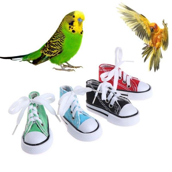 4pcs/set funny mini canvas shoes toy set bird chew bite toys hanging cage decoration parrot pet supplies
4pcs/set funny mini canvas shoes toy set bird chew bite toys hanging cage decoration parrot pet supplies