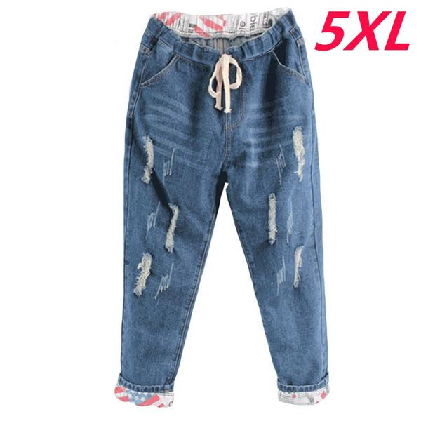 plus size 5xl 2018 boyfriend denim jeans women mid waist straight pants ladies ripped loose womens jeans pants cowboy, Blue
plus size 5xl 2018 boyfriend denim jeans women mid waist straight pants ladies ripped loose womens jeans pants cowboy, Blue