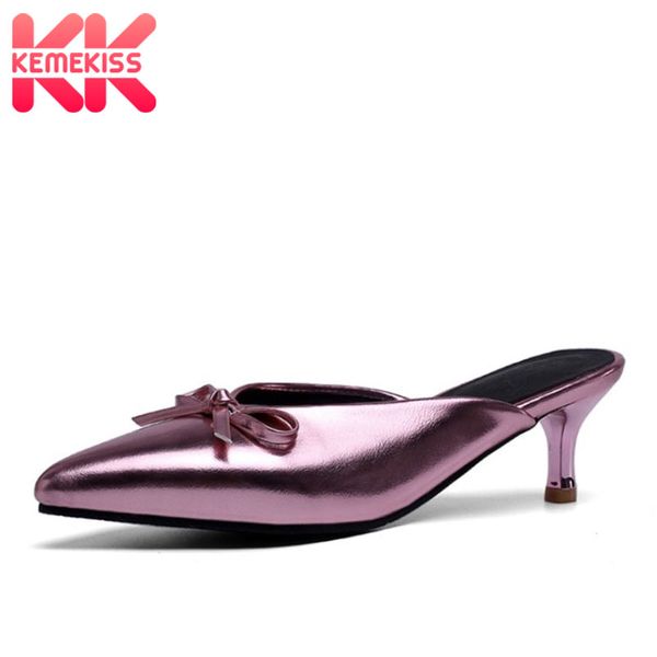 kemekiss plus size 34-46 women sandals shoes high-quality patent leather slippers shoes women fashion pointed toe heels footwear, Black
kemekiss plus size 34-46 women sandals shoes high-quality patent leather slippers shoes women fashion pointed toe heels footwear, Black