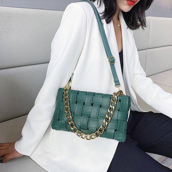 new pu leather shoulder bag for women chain armpit bag woven crossbody french square leisure handbag lady advanced purse
new pu leather shoulder bag for women chain armpit bag woven crossbody french square leisure handbag lady advanced purse