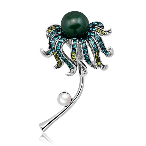 flyunhan fashionable simple crystal pearl brooch alloy retro flower-proof brooches ladies clothing accessories, Gray
flyunhan fashionable simple crystal pearl brooch alloy retro flower-proof brooches ladies clothing accessories, Gray