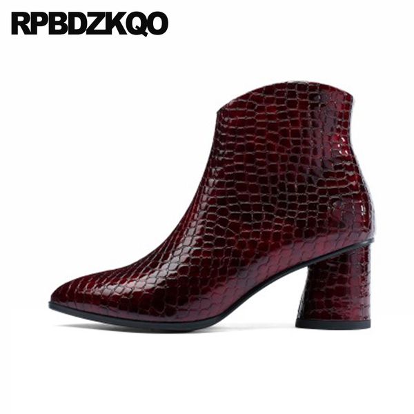block shoes ladies side zip boots pointed toe snakeskin chunky custom women 10 wine red high heel big size booties snake plus, Black
block shoes ladies side zip boots pointed toe snakeskin chunky custom women 10 wine red high heel big size booties snake plus, Black